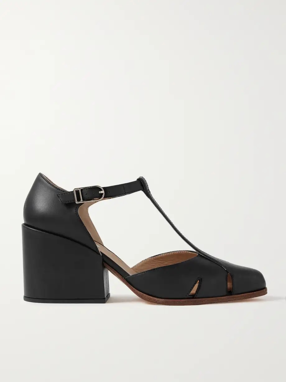 + NET SUSTAIN Hawes leather Mary Jane pumps + NET SUSTAIN Hawes leather Mary Jane pumps