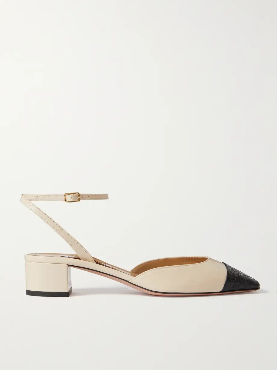 French Flirt 35 two-tone patent-leather pumps French Flirt 35 two-tone patent-leather pumps