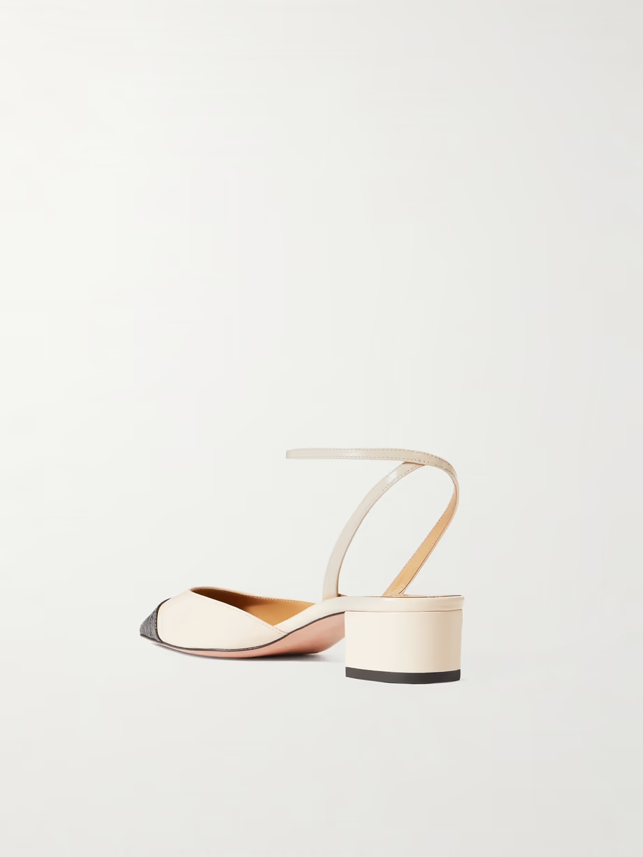 French Flirt 35 two-tone patent-leather pumps French Flirt 35 two-tone patent-leather pumps