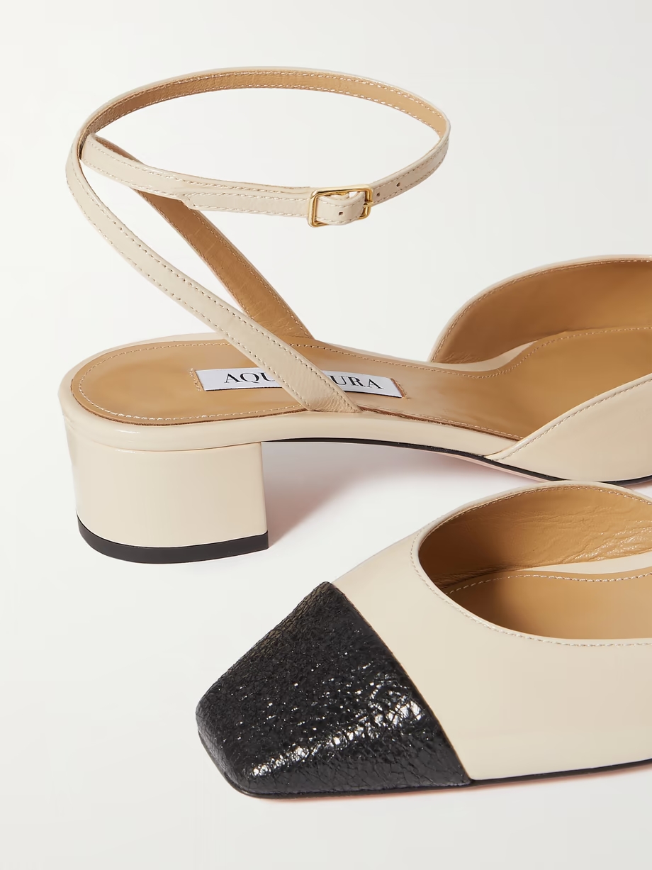 French Flirt 35 two-tone patent-leather pumps French Flirt 35 two-tone patent-leather pumps