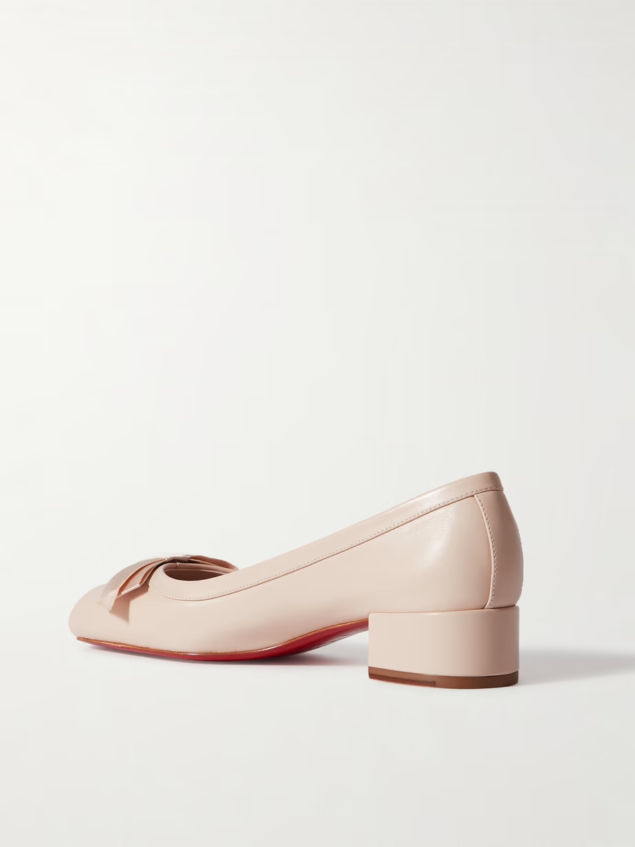 Mamaflirt 30 bow-embellished leather ballet pumps Mamaflirt 30 bow-embellished leather ballet pumps
