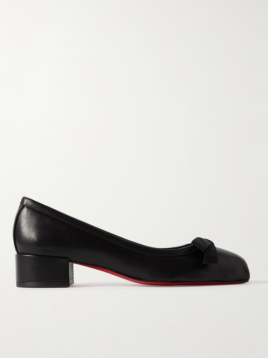 Mamaflirt 30 bow-embellished leather ballet pumps Mamaflirt 30 bow-embellished leather ballet pumps