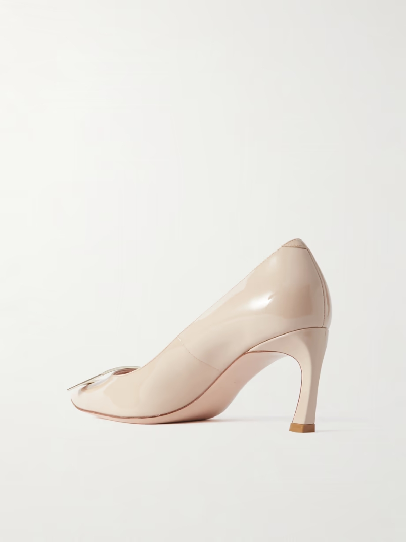 Belle Vivier Trompette buckled patent-leather pumps Belle Vivier Trompette buckled patent-leather pumps