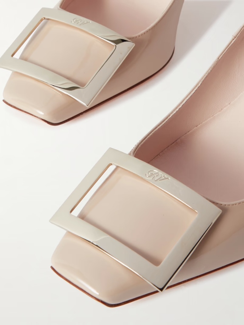 Belle Vivier Trompette buckled patent-leather pumps Belle Vivier Trompette buckled patent-leather pumps