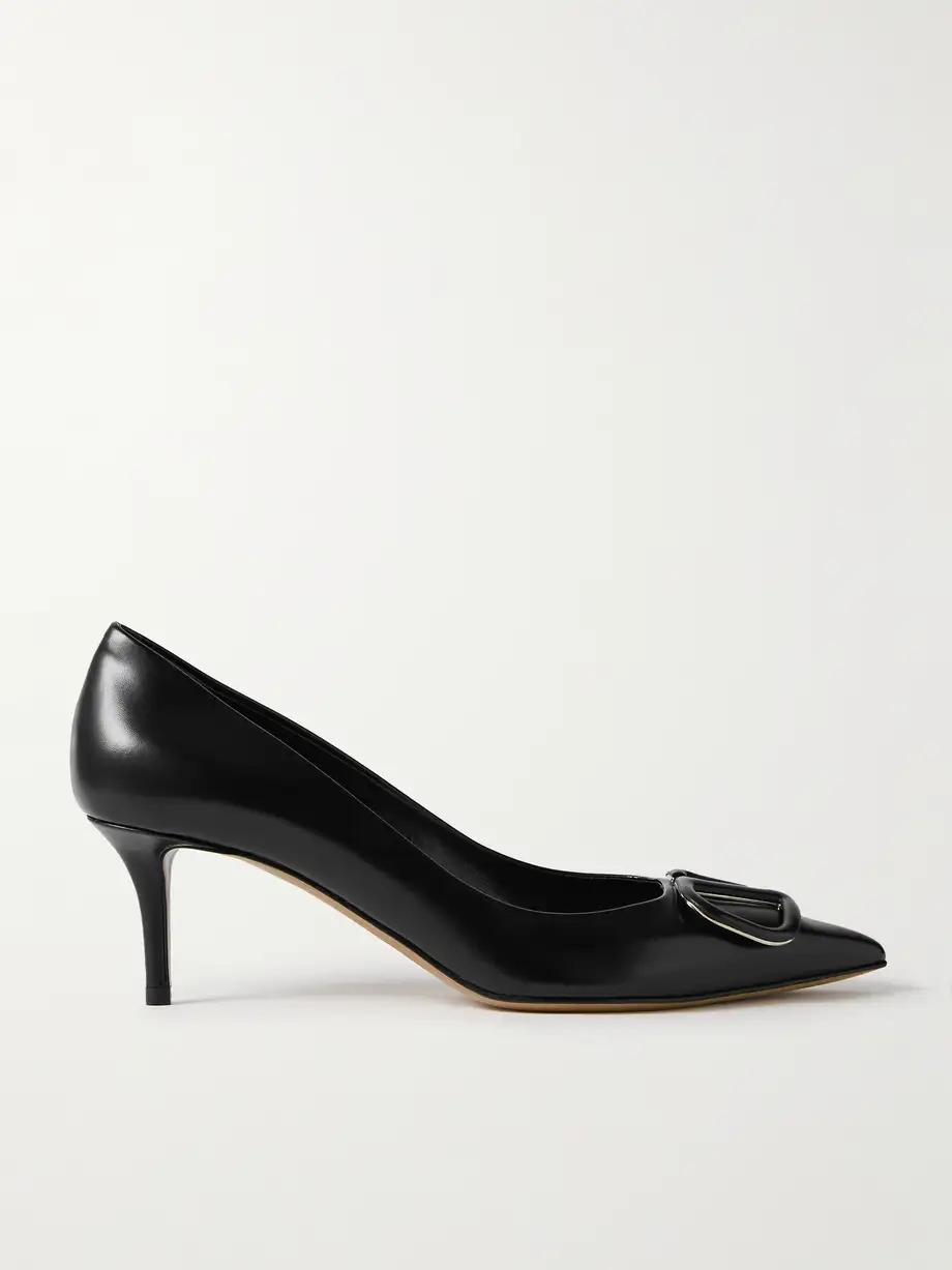 VLOGO 60 embellished leather pumps VLOGO 60 embellished leather pumps