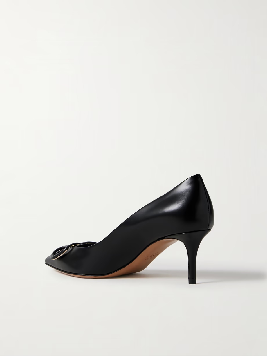 VLOGO 60 embellished leather pumps VLOGO 60 embellished leather pumps