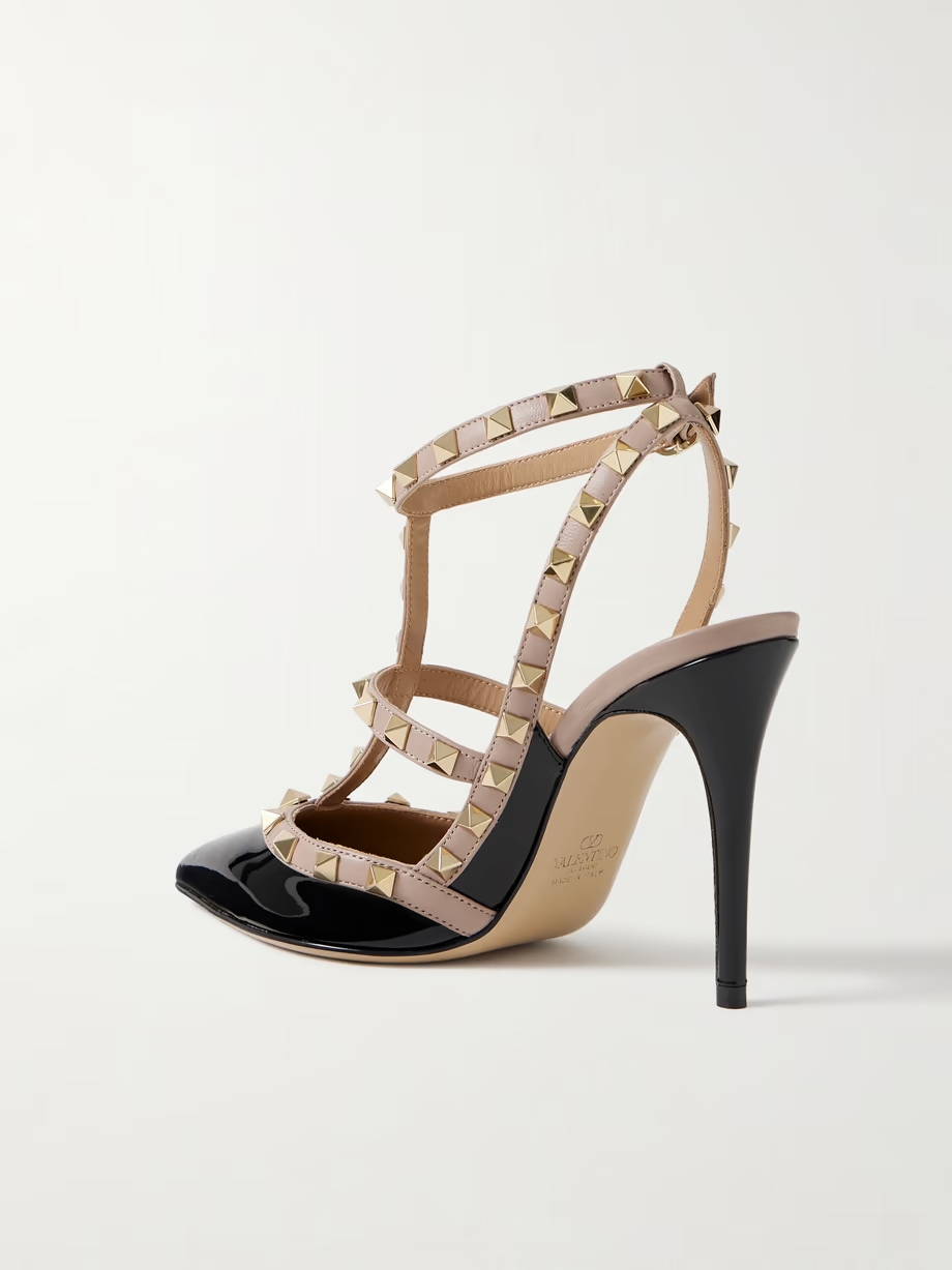Rockstud 100 two-tone patent-leather pumps Rockstud 100 two-tone patent-leather pumps