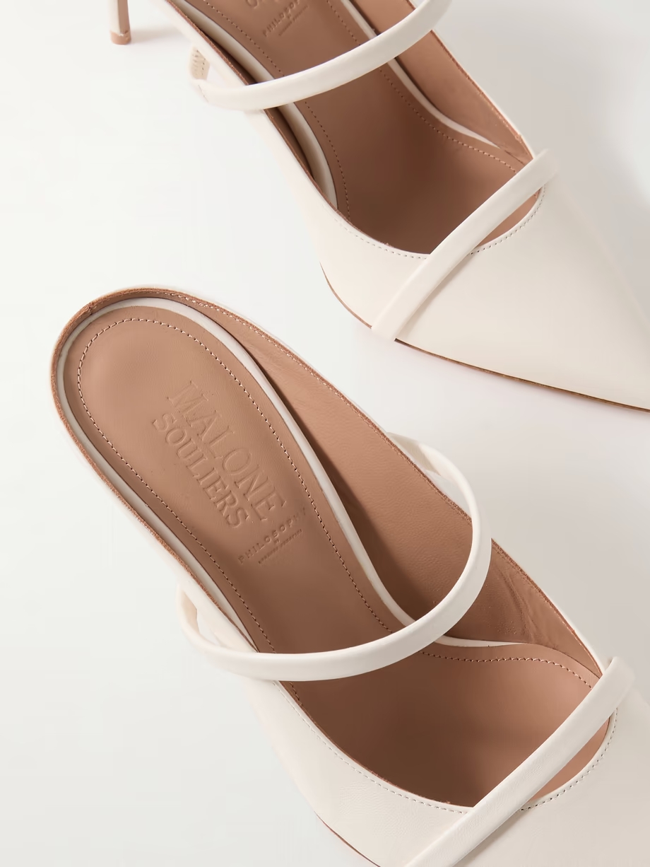 Aurora 70 leather mules Aurora 70 leather mules
