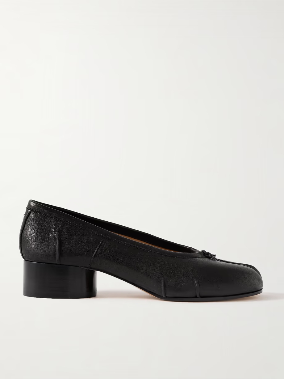 Tabi split-toe leather ballet flats Tabi split-toe leather ballet flats