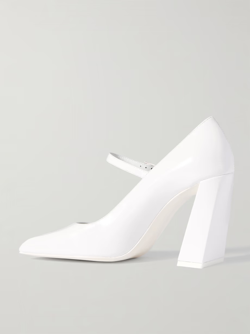 Charlotte patent-leather Mary Jane pumps Charlotte patent-leather Mary Jane pumps