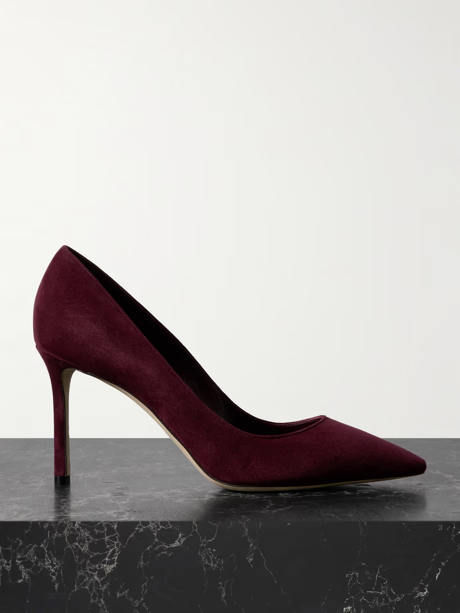 Romy 85 suede pumps Romy 85 suede pumps