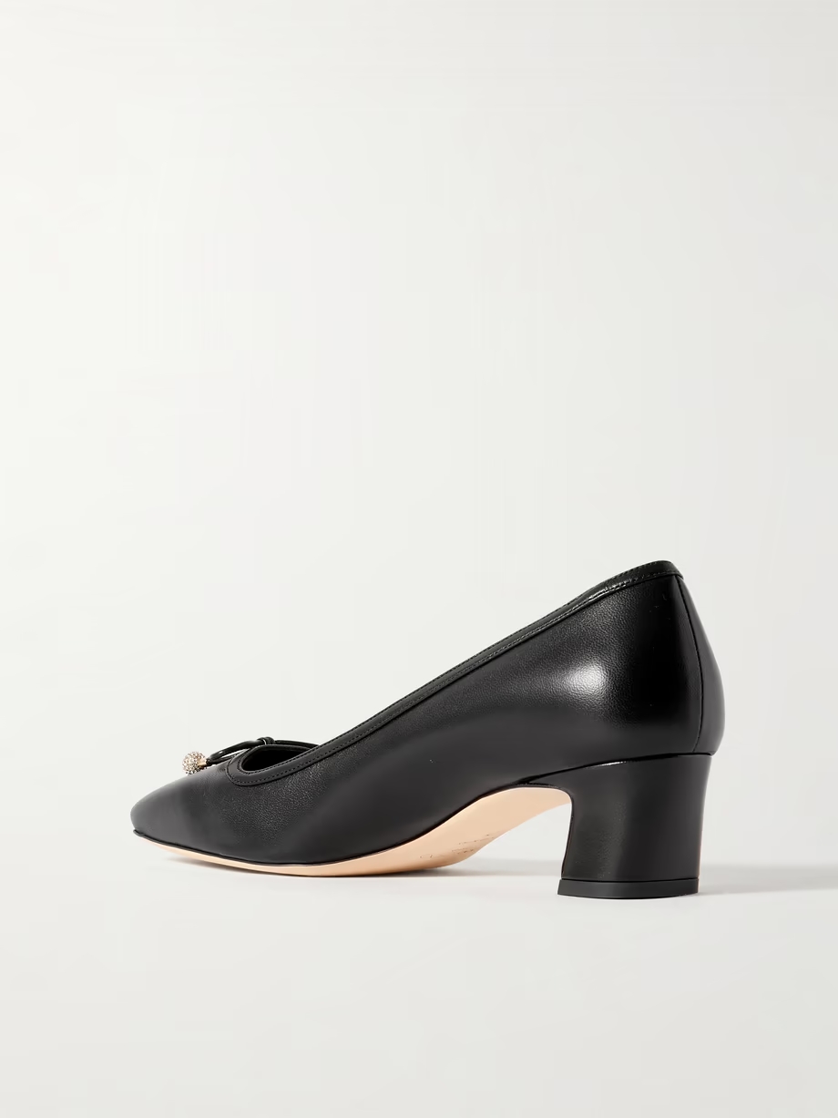 Elme 45 embellished leather pumps Elme 45 embellished leather pumps