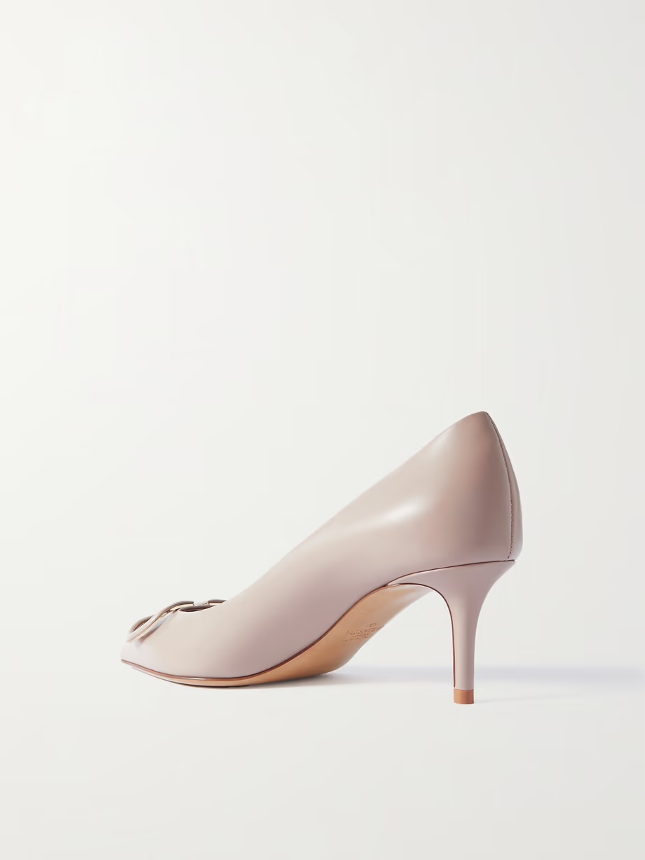 VLOGO 60 embellished leather pumps VLOGO 60 embellished leather pumps