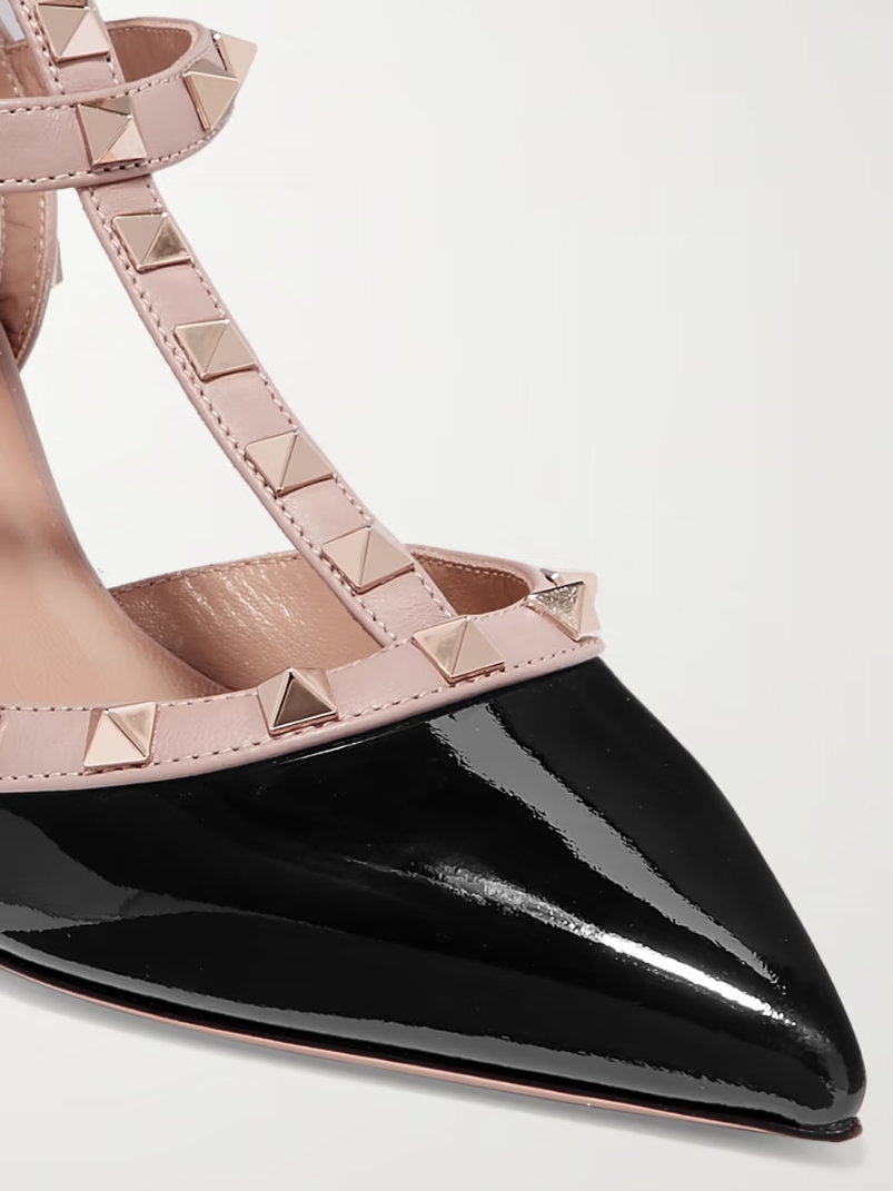 Rockstud 65 patent-leather pumps Rockstud 65 patent-leather pumps