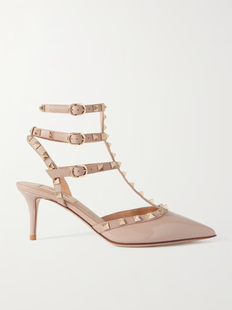 Valentino Garavani Rockstud 65 patent-leather pumps Valentino Garavani Rockstud 65 patent-leather pumps