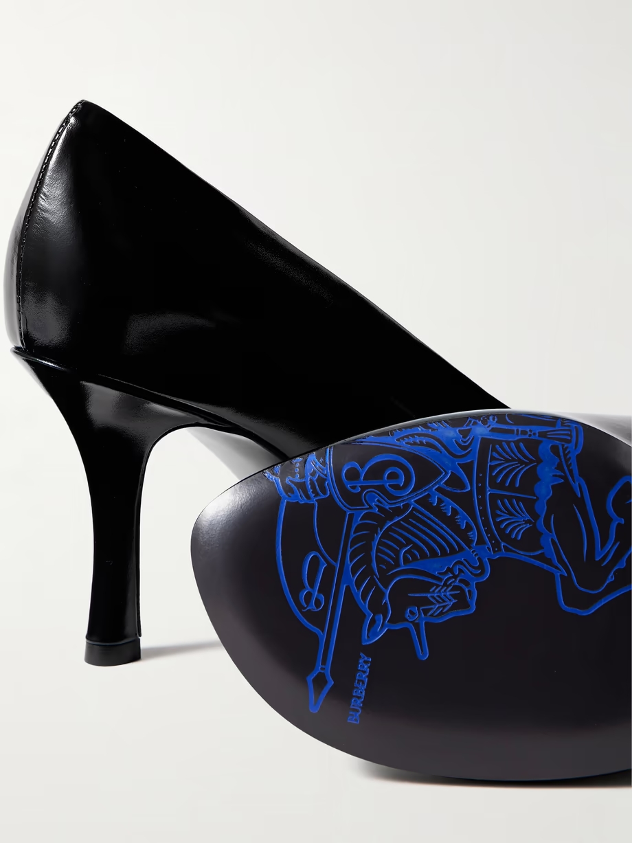 Glossed-leather pumps Glossed-leather pumps