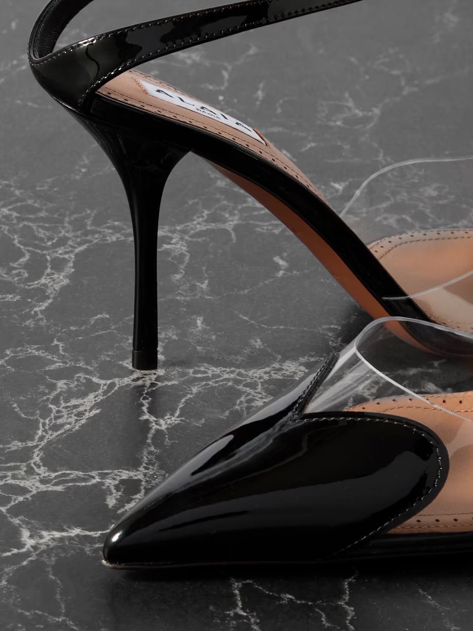 Cœur 90 PU and patent-leather pumps Cœur 90 PU and patent-leather pumps