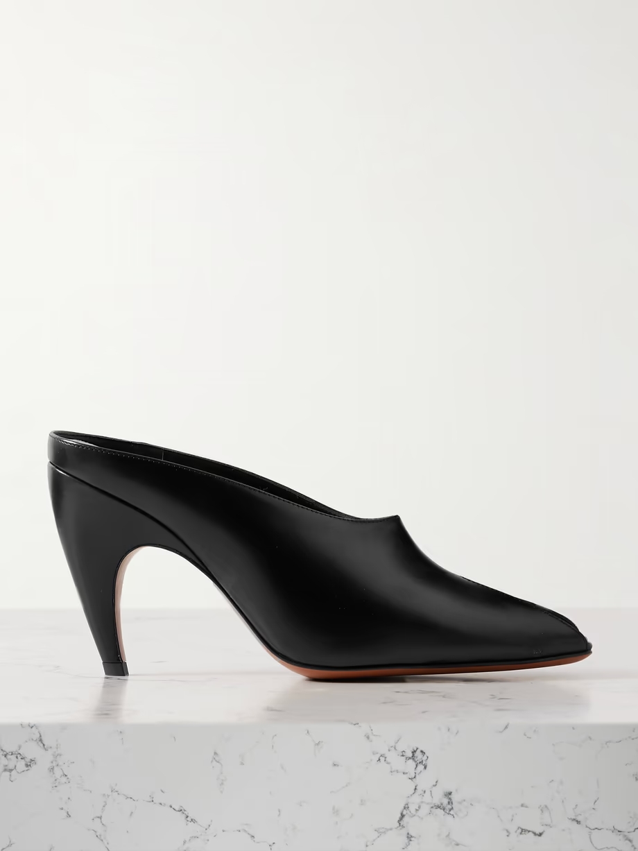 Spike 90 leather mules Spike 90 leather mules