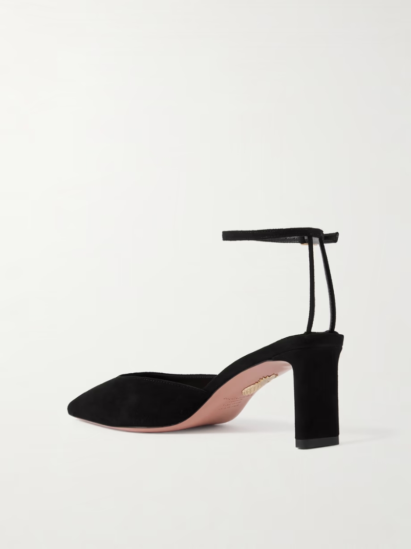 Blade 65 PVC-trimmed suede pumps Blade 65 PVC-trimmed suede pumps