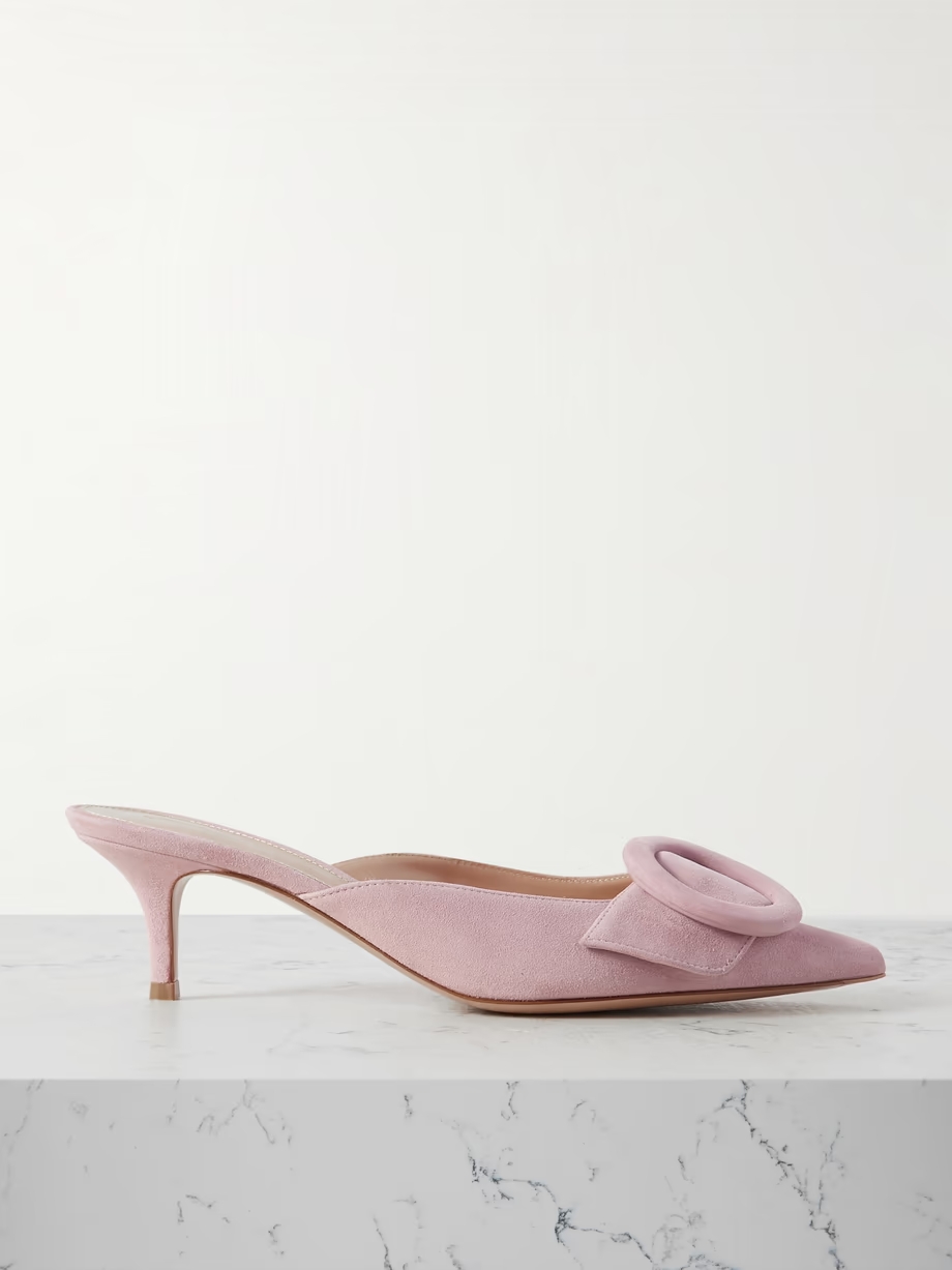Portofino 55 suede mules Portofino 55 suede mules
