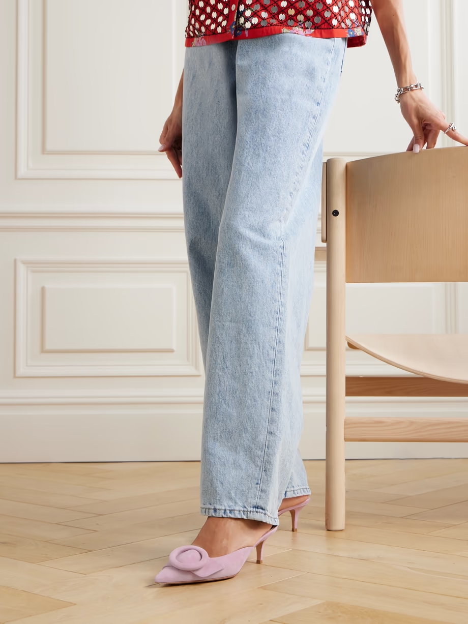 Portofino 55 suede mules Portofino 55 suede mules