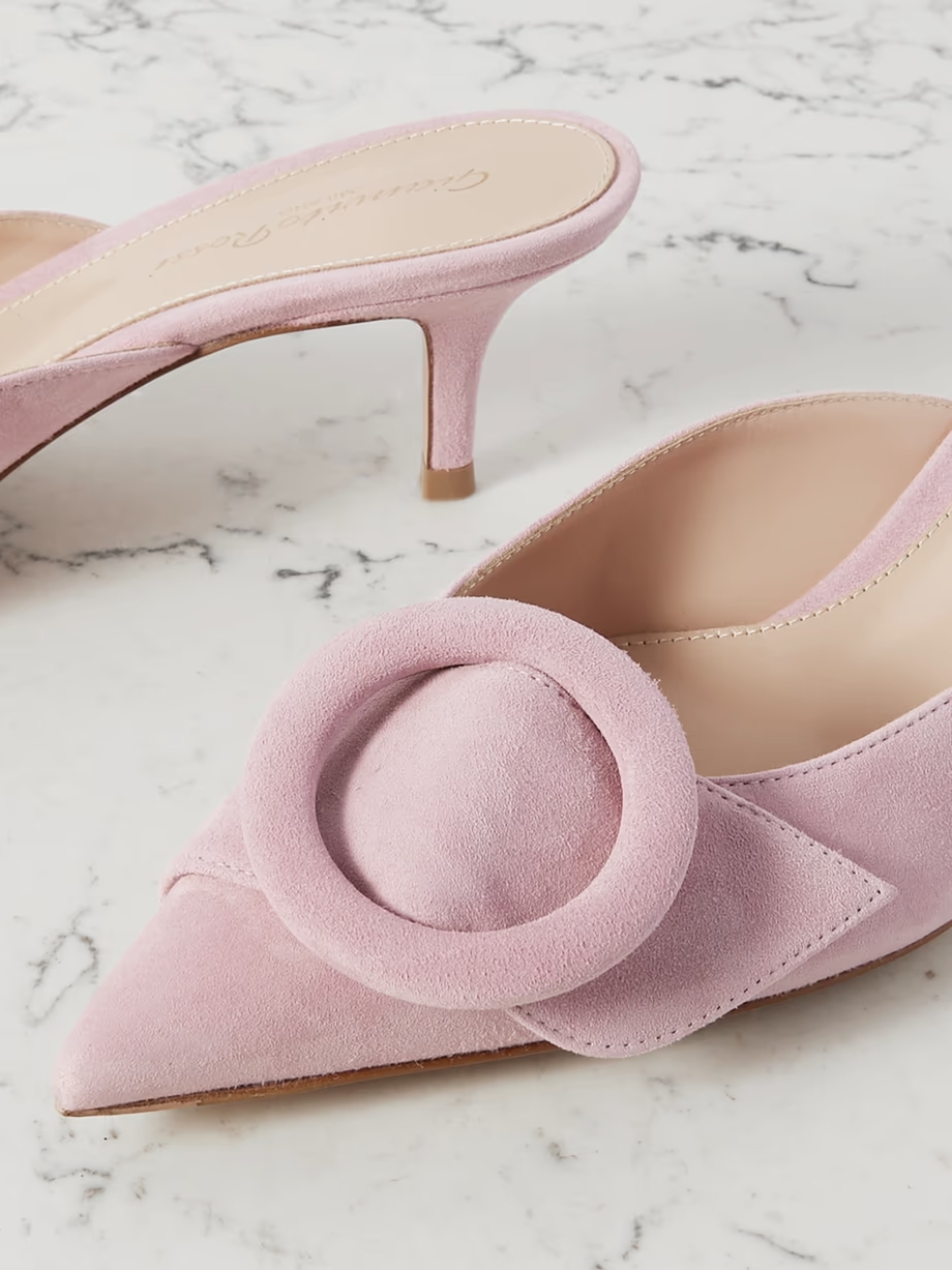 Portofino 55 suede mules Portofino 55 suede mules