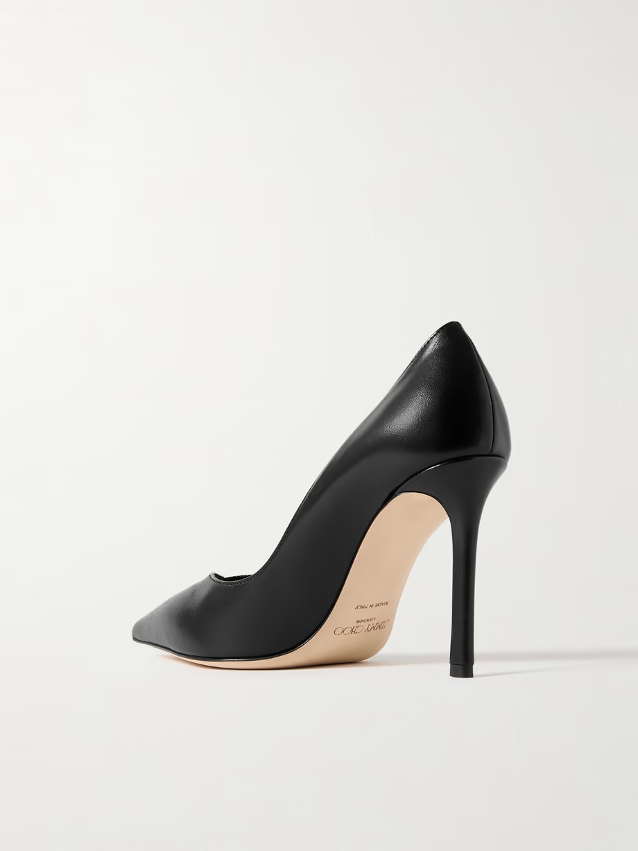 Cass 95 lizard-effect and smooth leather pumps Cass 95 lizard-effect and smooth leather pumps