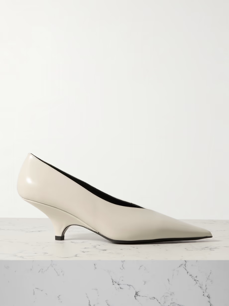 The Wedge leather pumps The Wedge leather pumps