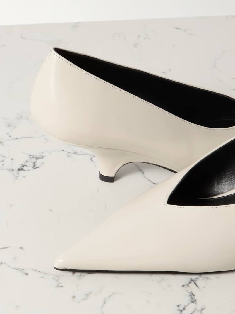 The Wedge leather pumps The Wedge leather pumps