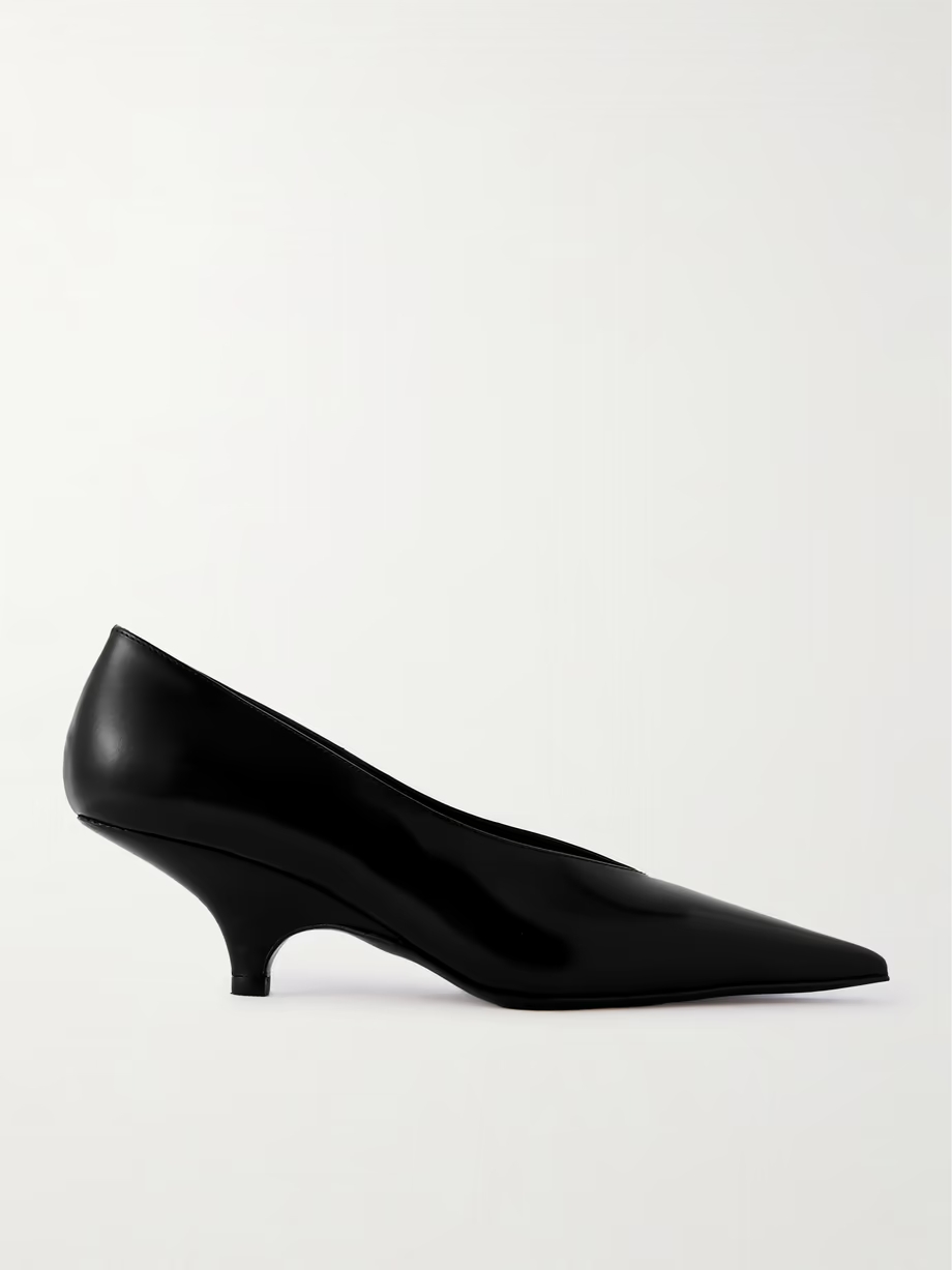 The Wedge leather pumps The Wedge leather pumps