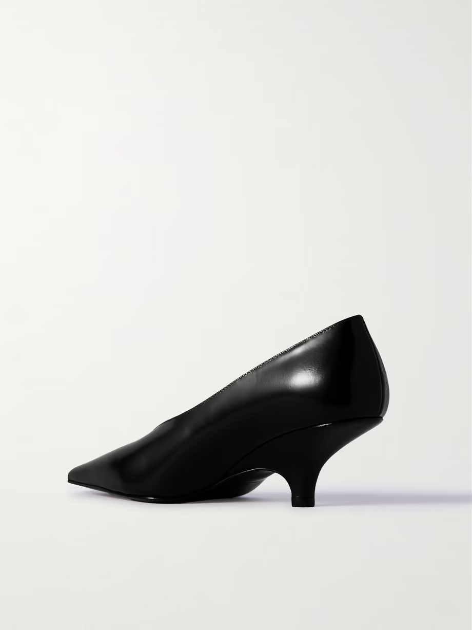 The Wedge leather pumps The Wedge leather pumps
