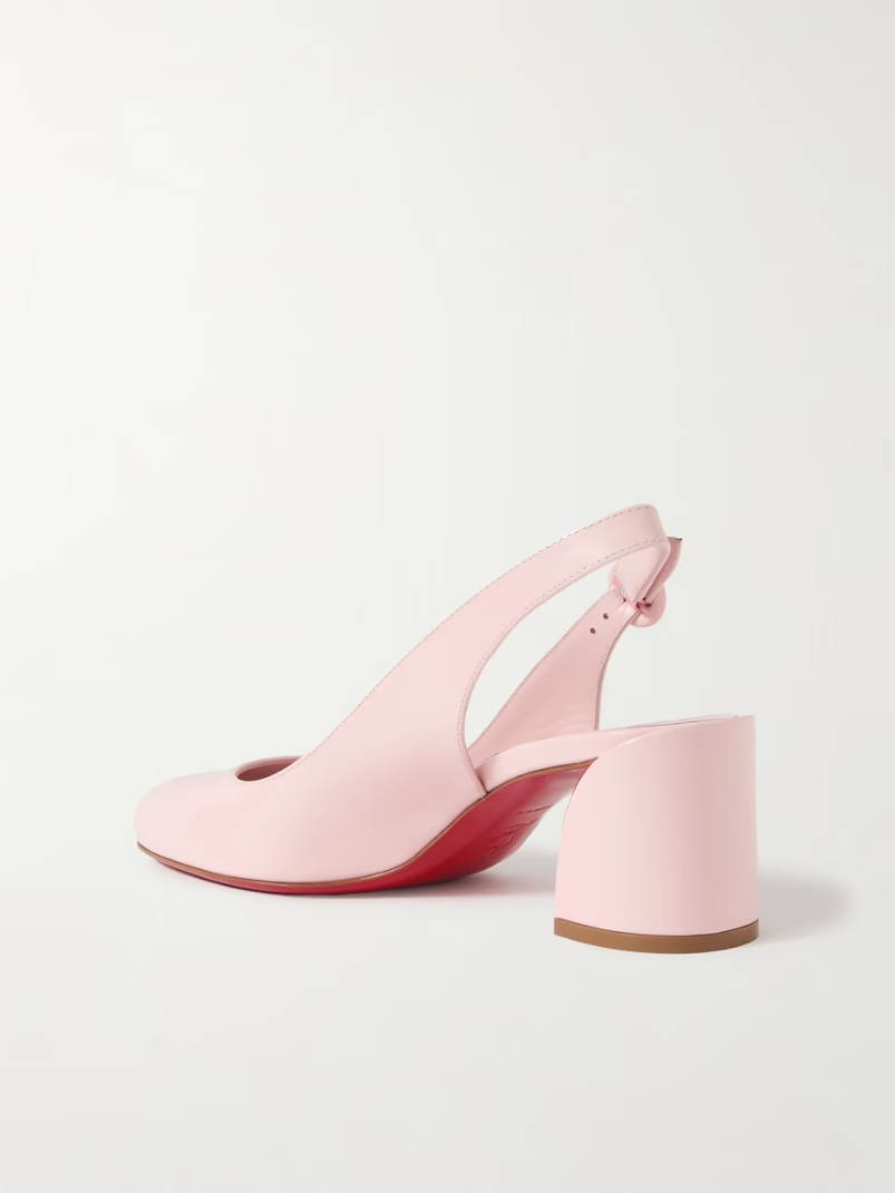 So Jane 55 patent-leather slingback pumps So Jane 55 patent-leather slingback pumps