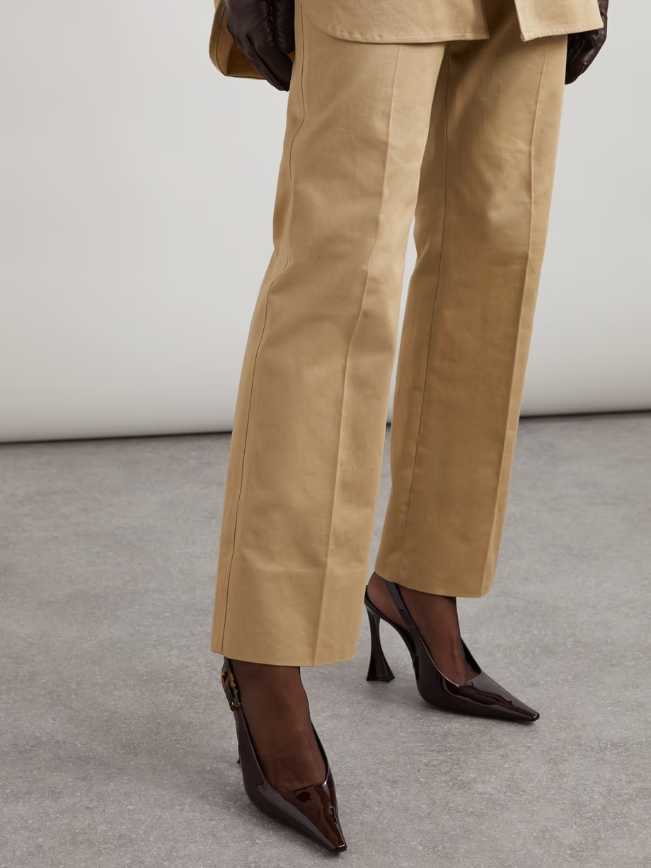 Dune patent-leather slingback pumps Dune patent-leather slingback pumps