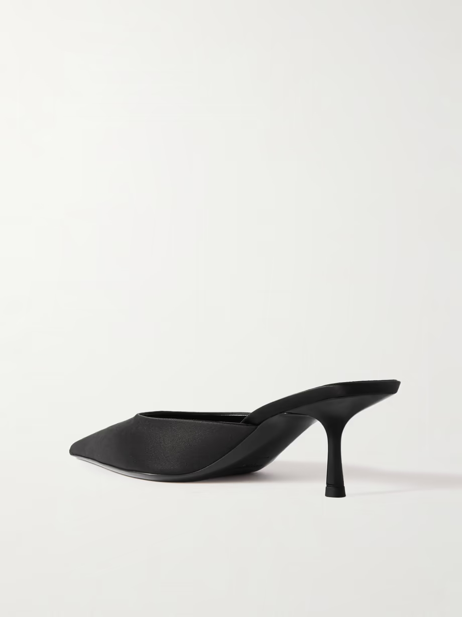 Barbara satin mules Barbara satin mules