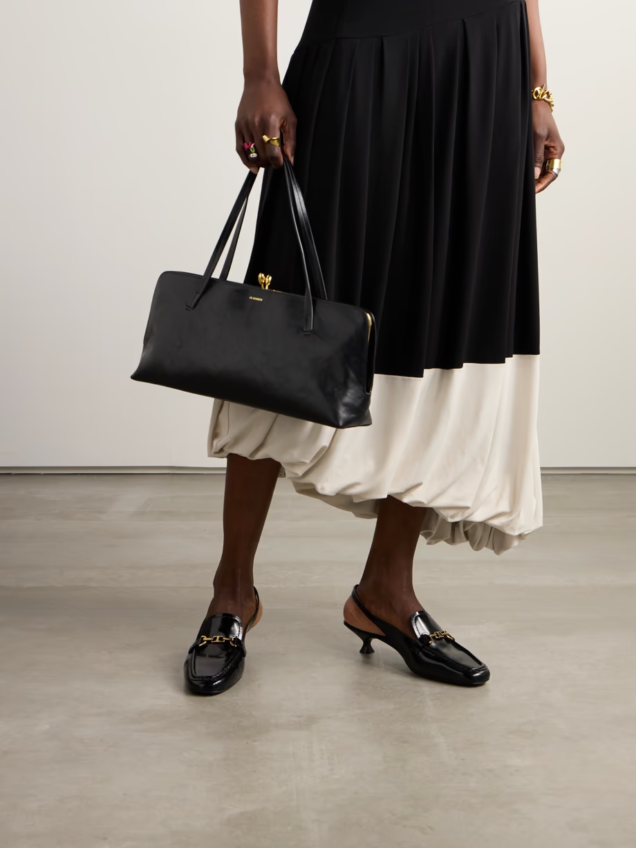 Morsetto embellished patent-leather slingback pumps Morsetto embellished patent-leather slingback pumps