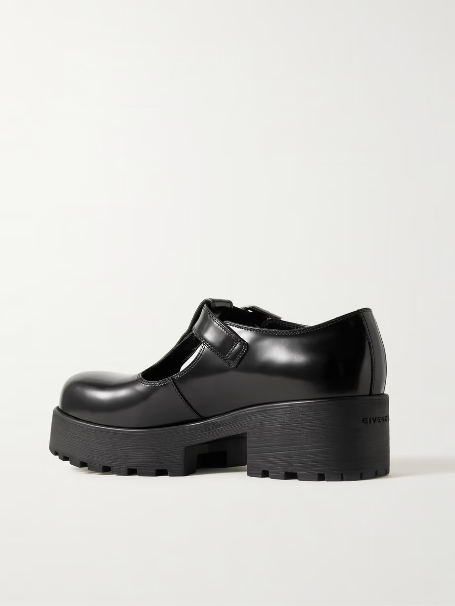 Voyou Baby leather platform Mary Jane pumps Voyou Baby leather platform Mary Jane pumps