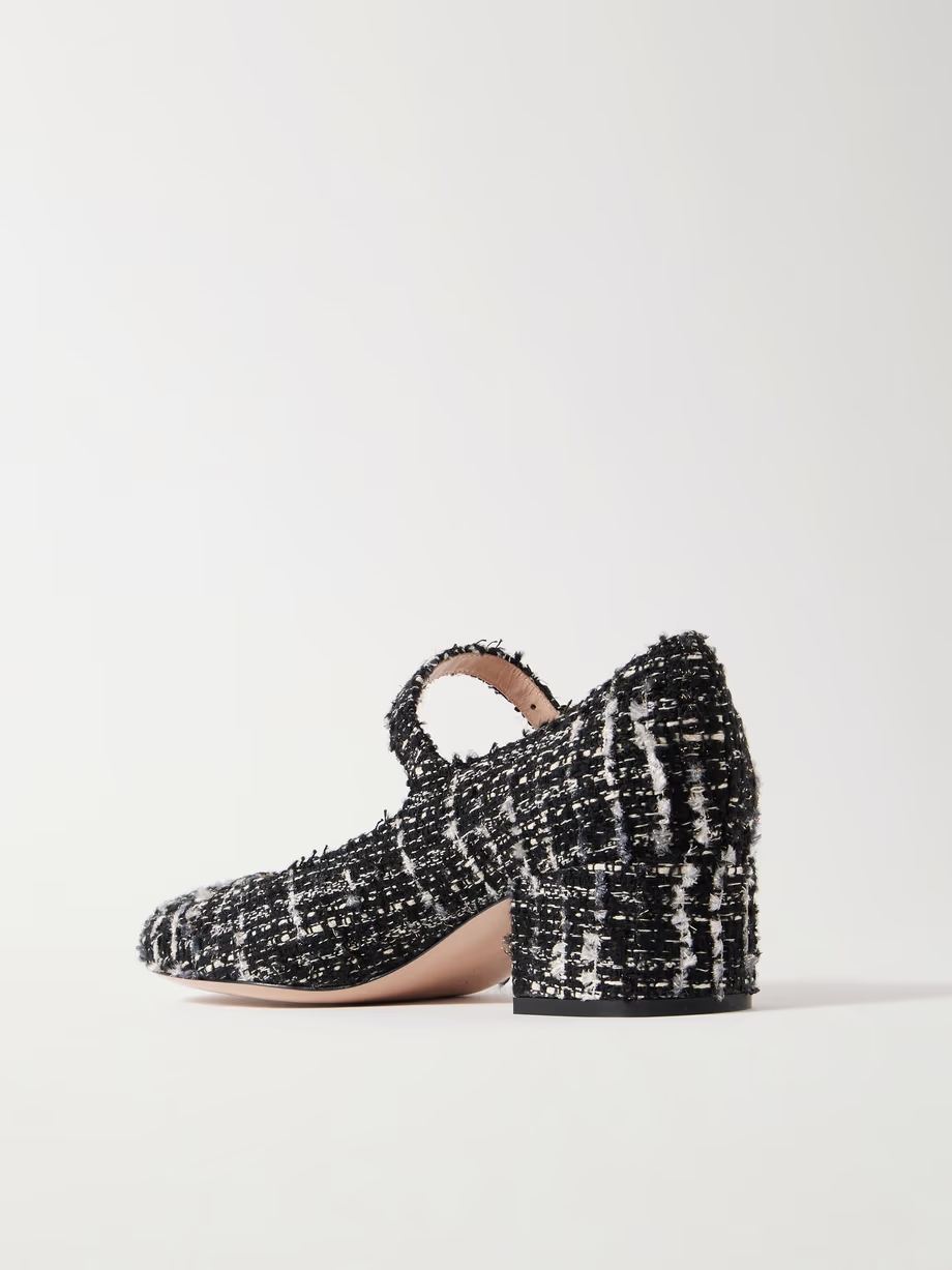 45 tweed Mary Jane pumps 45 tweed Mary Jane pumps