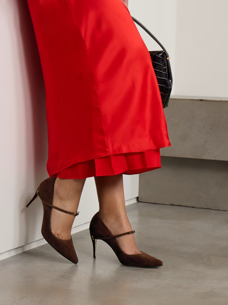 Lorenzo 85 suede pumps Lorenzo 85 suede pumps