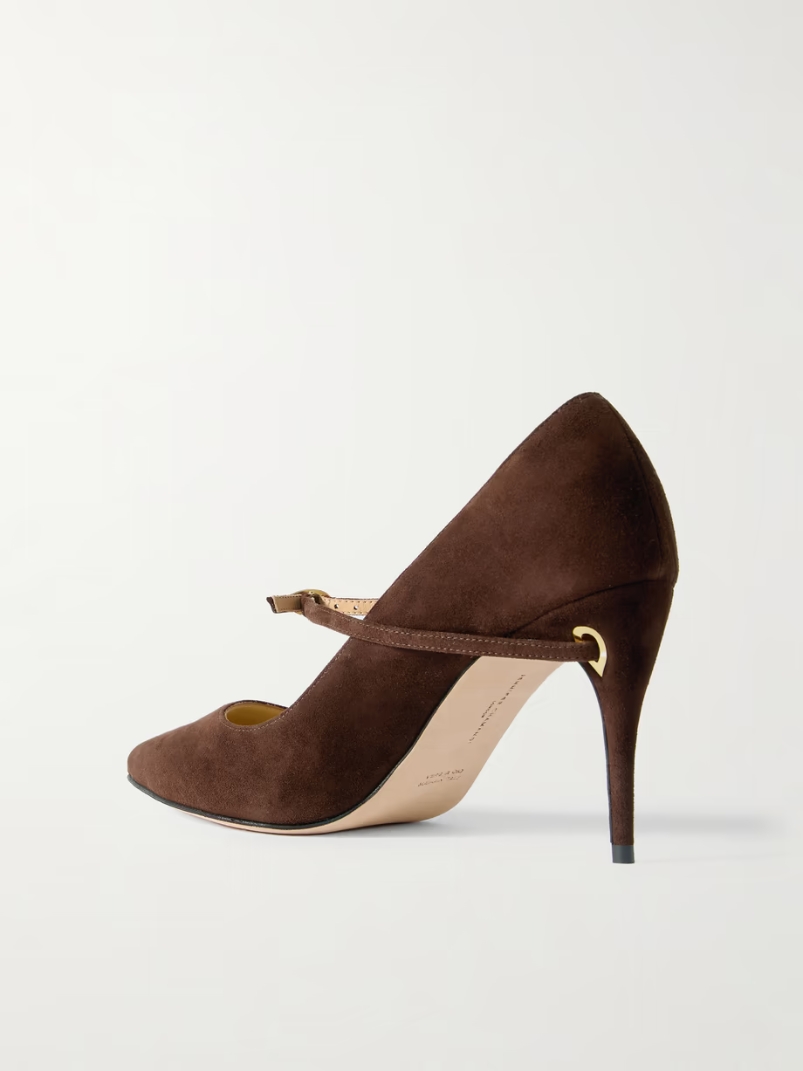 Lorenzo 85 suede pumps Lorenzo 85 suede pumps