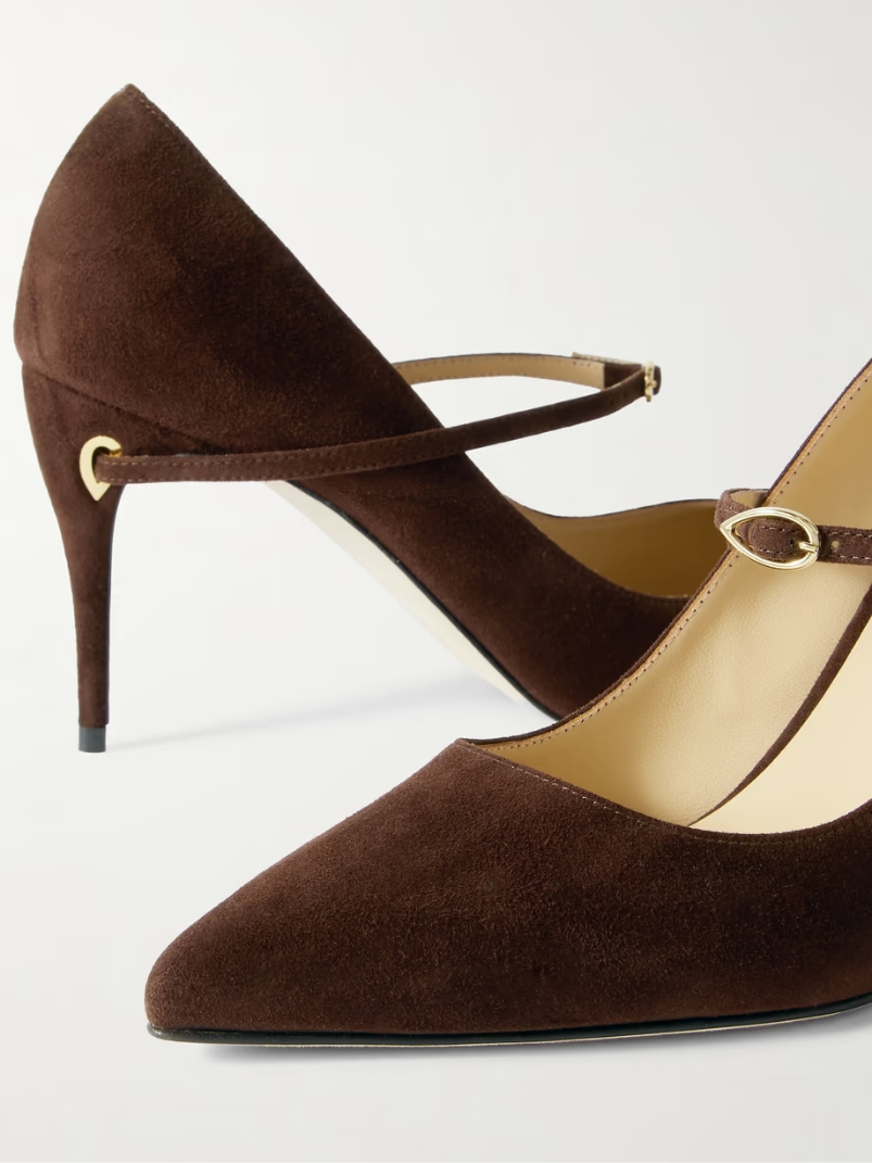Lorenzo 85 suede pumps Lorenzo 85 suede pumps