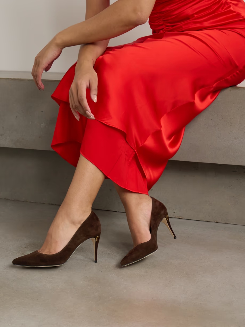 Lorenzo 85 suede pumps Lorenzo 85 suede pumps