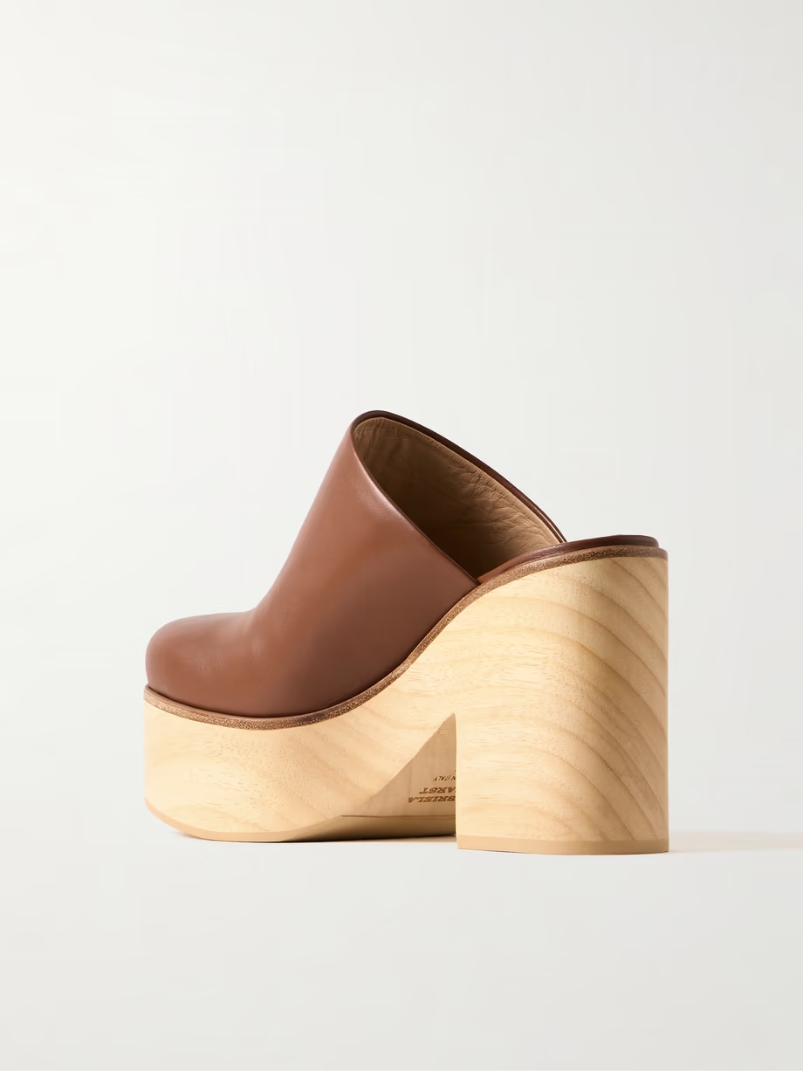 Blake leather platform clogs Blake leather platform clogs
