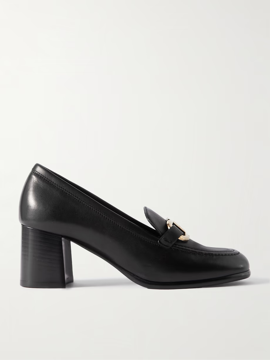 Marlena embellished leather loafers Marlena embellished leather loafers