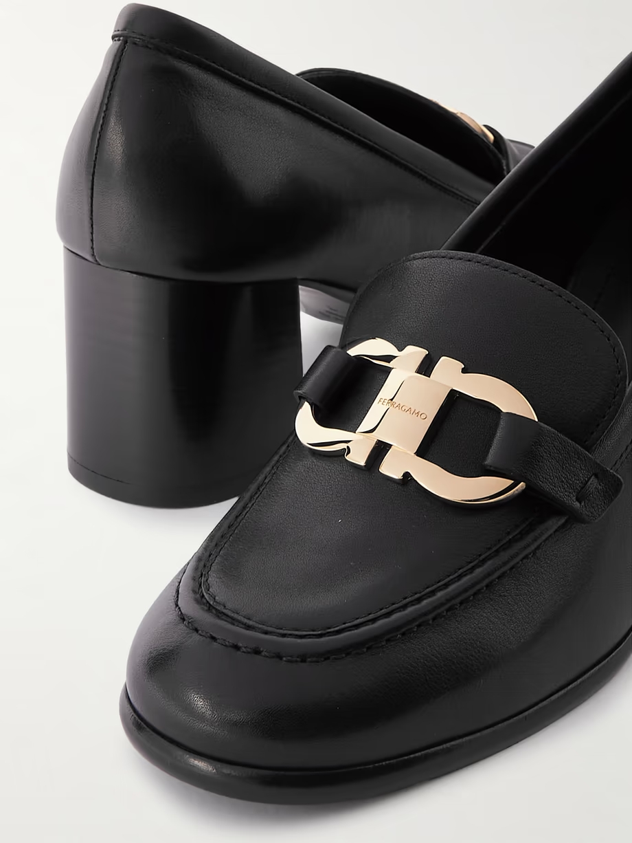 Marlena embellished leather loafers Marlena embellished leather loafers