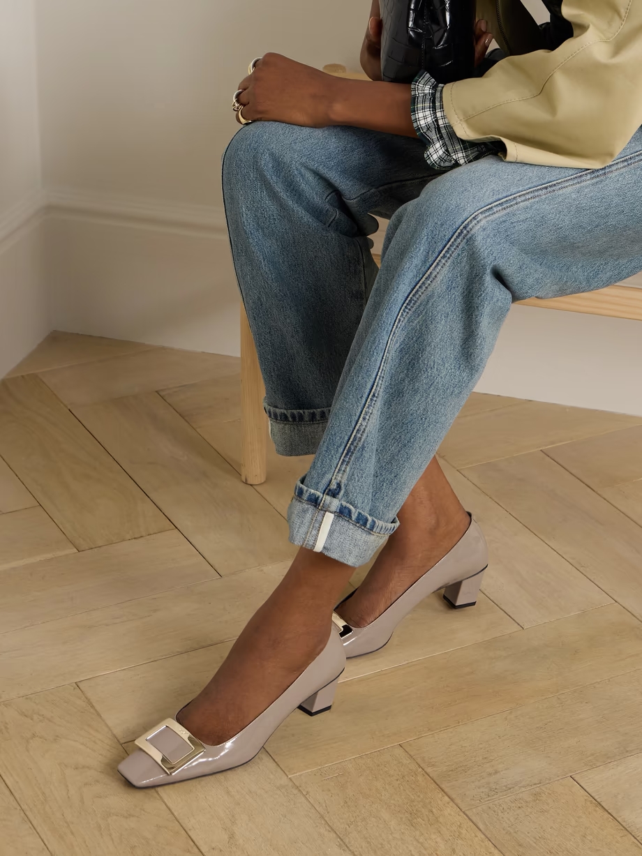 Decollete Trompette patent-leather pumps Decollete Trompette patent-leather pumps