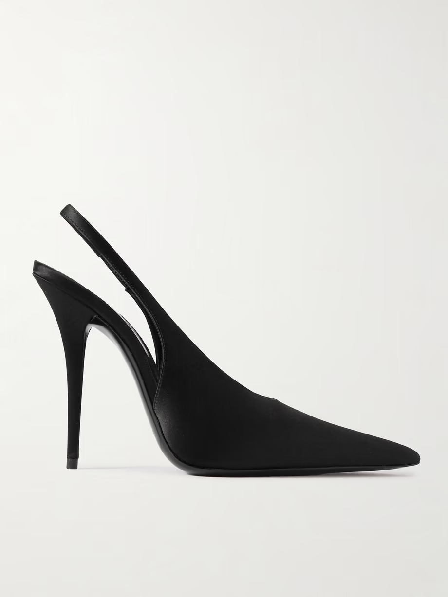 L\'Entracte satin slingback pumps L\'Entracte satin slingback pumps