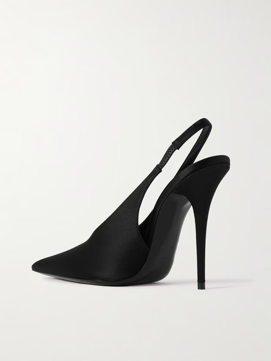L\'Entracte satin slingback pumps L\'Entracte satin slingback pumps