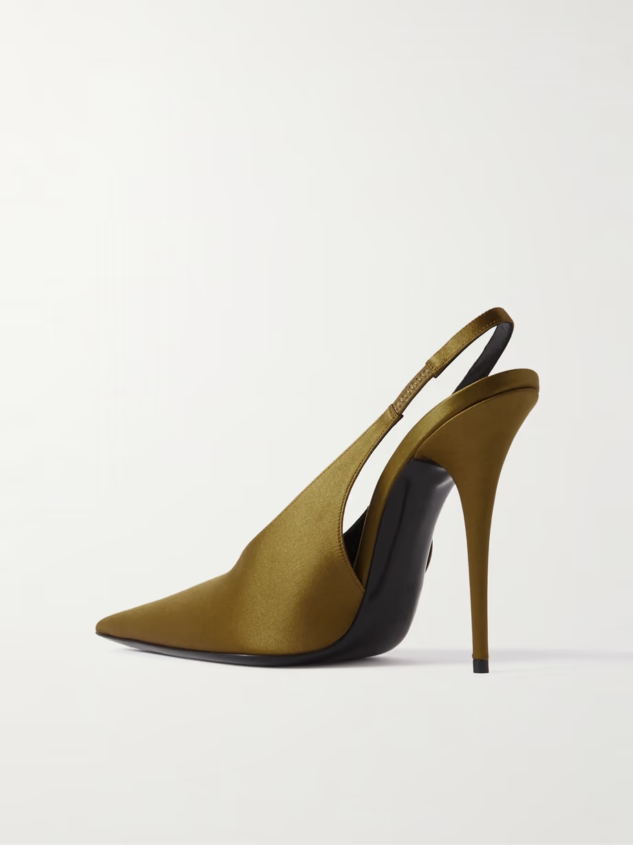 L\'Entracte satin slingback pumps L\'Entracte satin slingback pumps