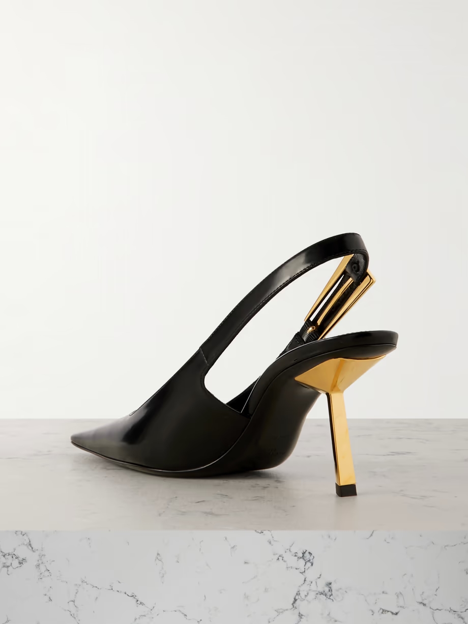 Lee leather slingback pumps Lee leather slingback pumps