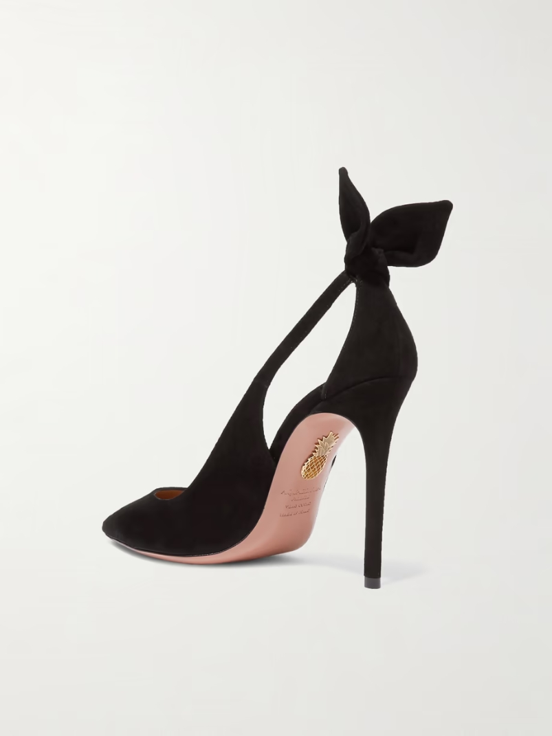 Bow Tie 105 suede pumps Bow Tie 105 suede pumps
